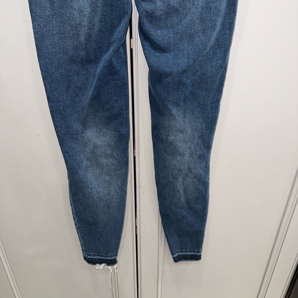 SPANX Distressed Ankle High waist skinny pull on jeans size small - Picture 12 of 14